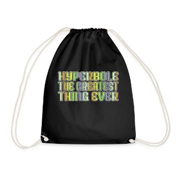 bookworm sayings novelist funny funny sayings - Drawstring Bag - black - Front