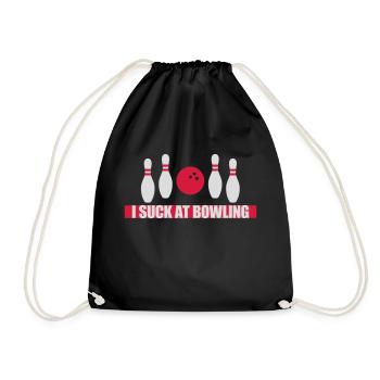 Je suis nul au bowling - Sac de sport léger - noir - Devant