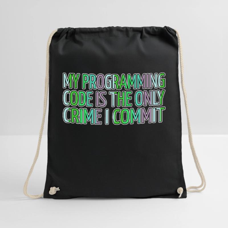 Computer Language Jokes Present Backend Developer Drawstring Bag