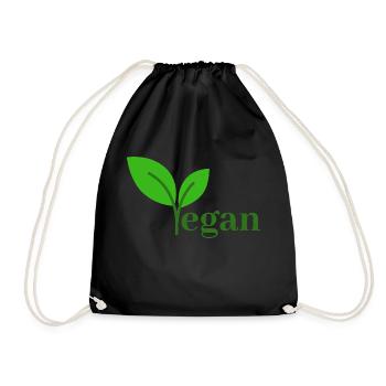 VEGAN - Sac de sport léger - noir - Devant