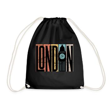 Ville de Londre - Drawstring Bag - black - Front