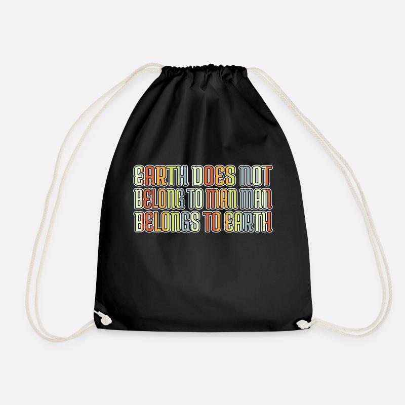 clean the seas amusing sayings animal statement - Turnbeutel - Schwarz