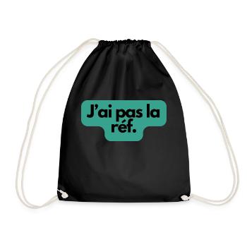 J’ai pas la réf. humour référence film culture g - Sac de sport léger - noir - Devant