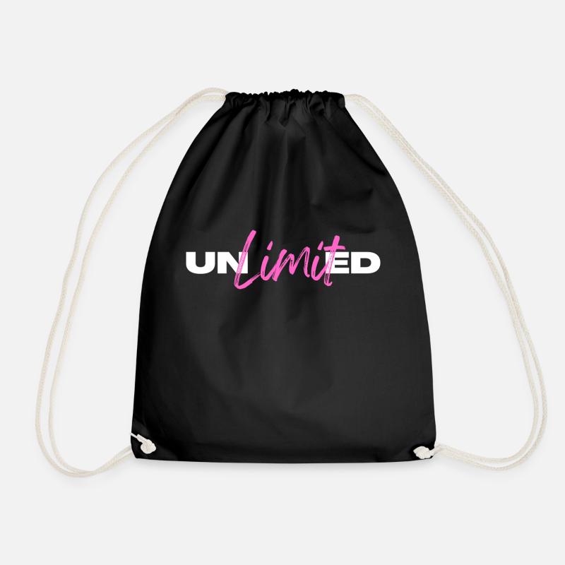 unlimited - Turnbeutel - Schwarz