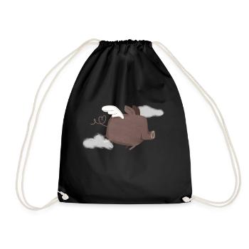 Ottilie for Peace - Drawstring Bag - black - Front