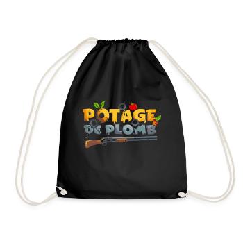 Potage de PLomb - Sac de sport léger - noir - Devant