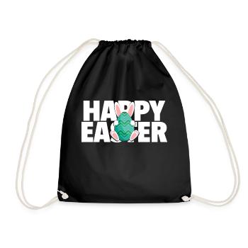 Joyeuse Pâques / Happy Easter - Sac de sport léger - noir - Devant