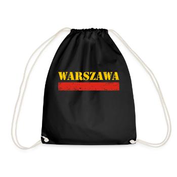 Varsovie Vintage - Sac de sport léger - noir - Devant