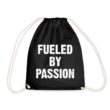 Fueled By Passion - Drawstring Bag - black - Front