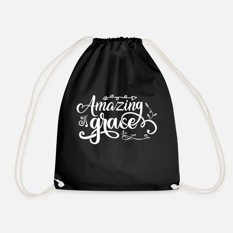 Amazing Grace - Turnbeutel - Schwarz