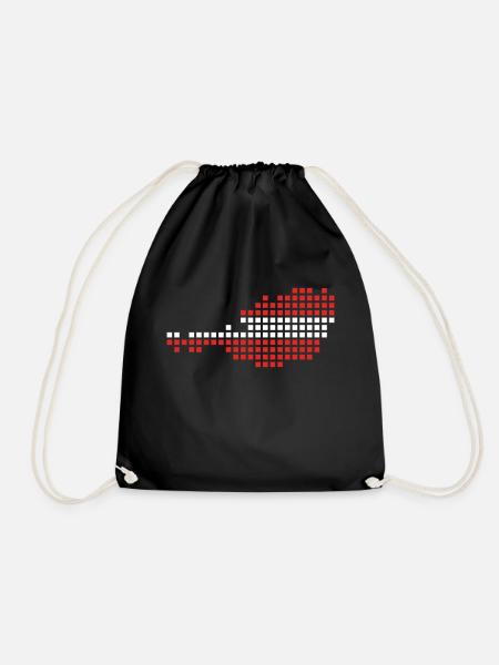 Austria - Drawstring Bag - black