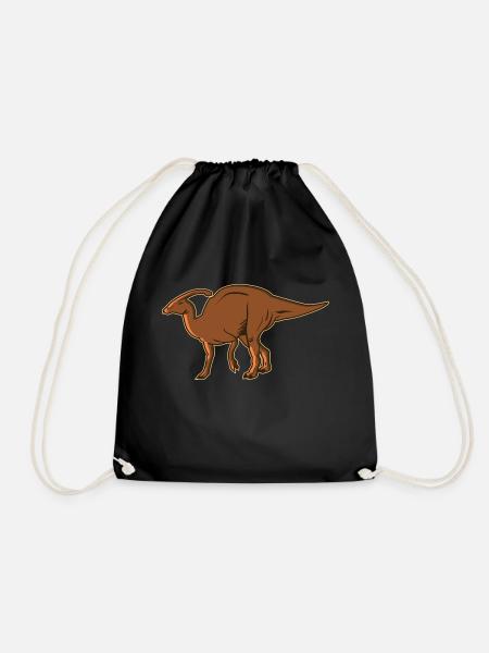 Parasaurus Pflanzenfresser Dinosaurier Dino Urzeit - Turnbeutel - Schwarz