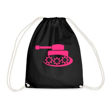 Rose Panzer - Sac de sport léger - noir - Devant