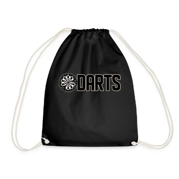 Darts - Turnbeutel - Schwarz - Vorne