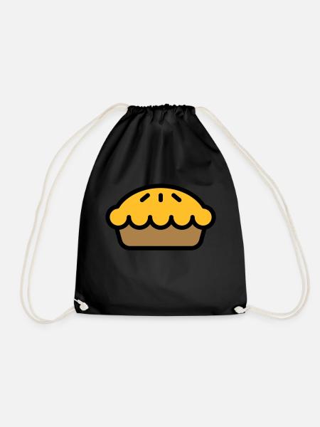 Apple Pie - Drawstring Bag - black