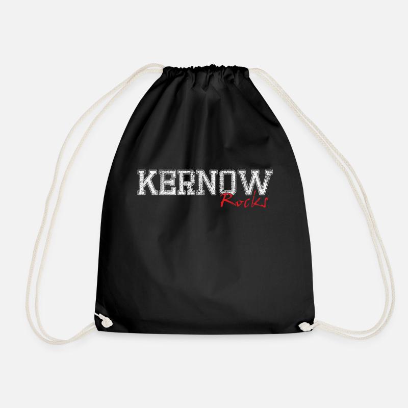 Kernow Rocks No.1 - Drawstring Bag - black