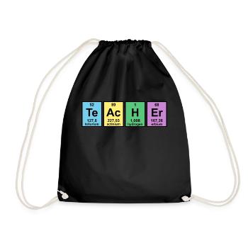 Professeur de chimie - Sac de sport léger - noir - Devant