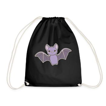 Chauve-souris - Sac de sport léger - noir - Devant