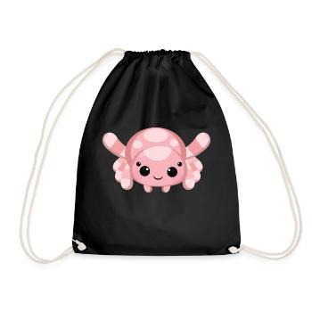 Spider mimi - Drawstring Bag - black - Front