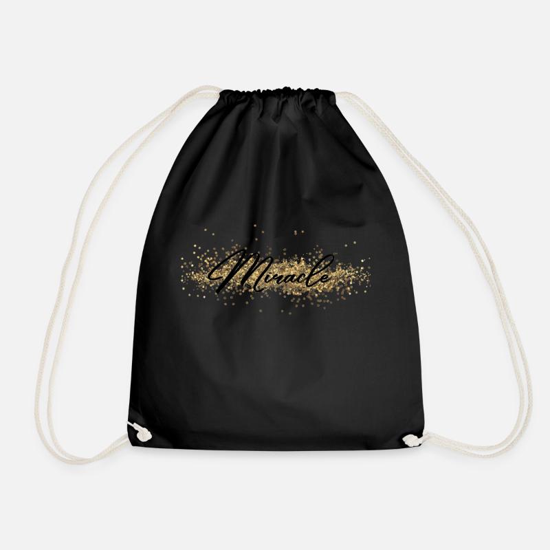 Miracle - Drawstring Bag - black