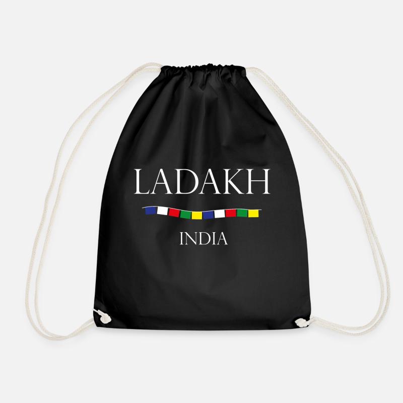 Ladakh - India (white) - Turnbeutel - Schwarz