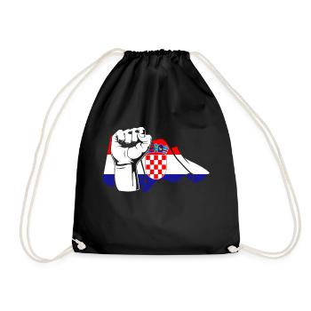 Faust Croate Croatie - Sac de sport léger - noir - Devant