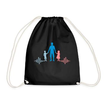 Pulse 2 Enfants Papa - Sac de sport léger - noir - Devant