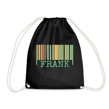 Code-barres Frank - Sac de sport léger - noir - Devant