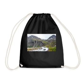 Trollstigen Tverelva Stigfossen Trollstigen - Turnbeutel - Schwarz - Vorne