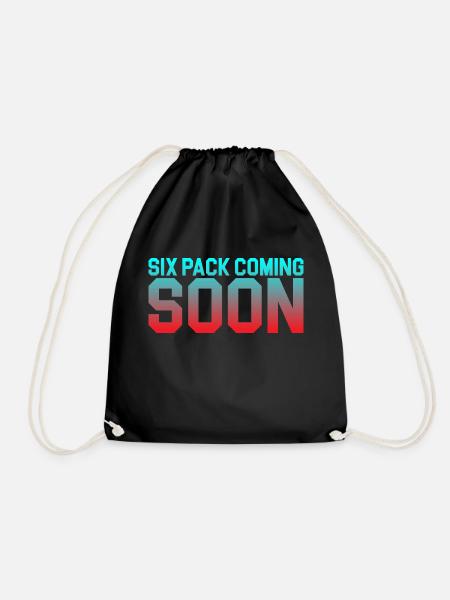 Six Pack Coming Soon 41 - Turnbeutel - Schwarz