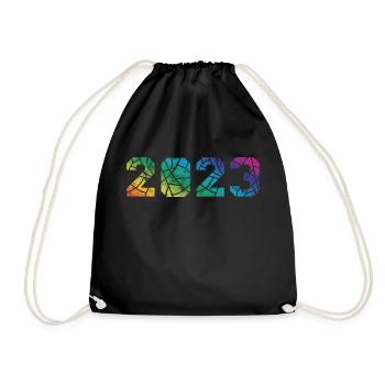 2023 - Turnbeutel - Schwarz - Vorne