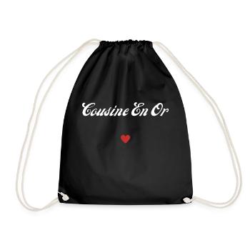 cousine en or - Sac de sport léger - noir - Devant