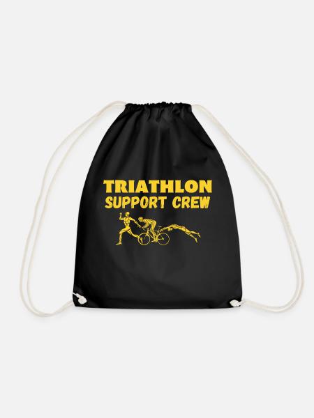Triathlon Support Crew - Turnbeutel - Schwarz