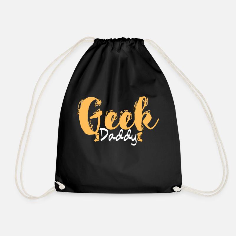 Geek Papa - Turnbeutel - Schwarz