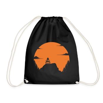 Sunset (Trabi Lovers Edition) - Drawstring Bag - black - Front