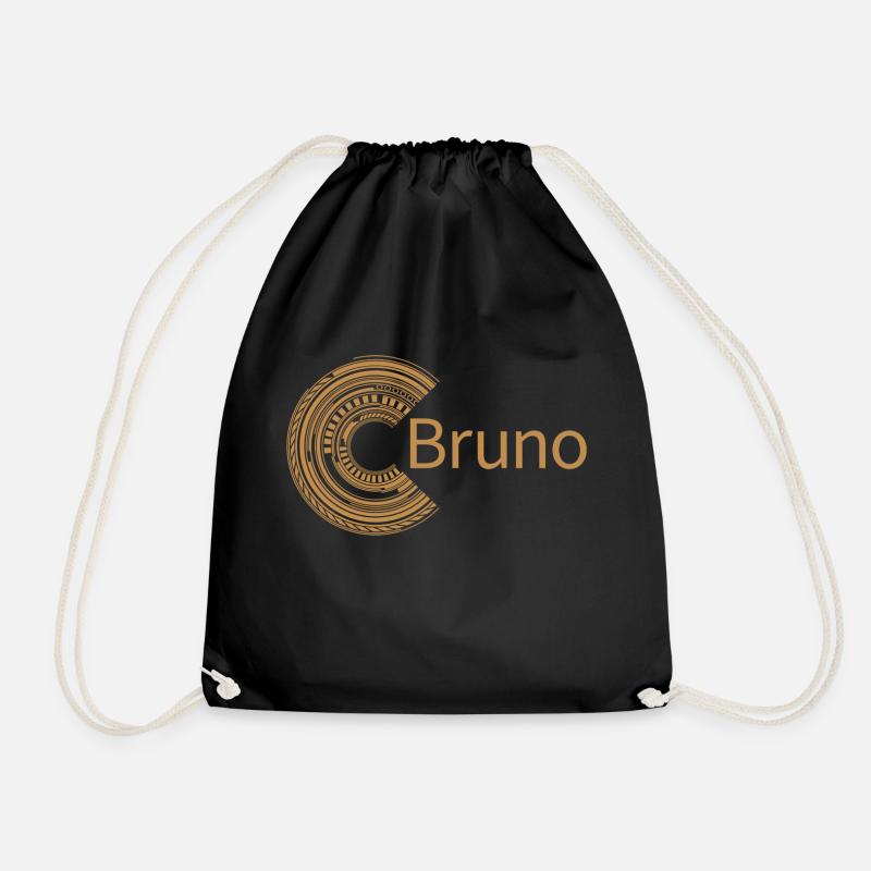 Für Bruno - Turnbeutel - Schwarz