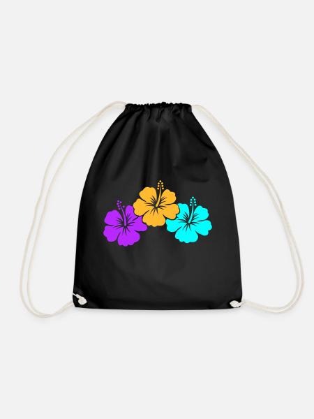 hibiscus - Sac de sport léger - noir