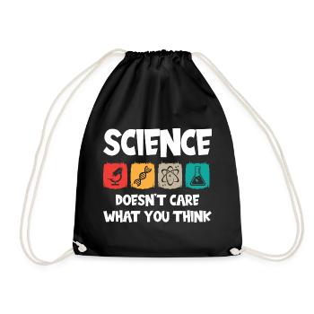 Science - Drawstring Bag - black - Front