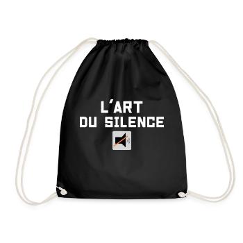 L'Art Du Silence - Sac de sport léger - noir - Devant