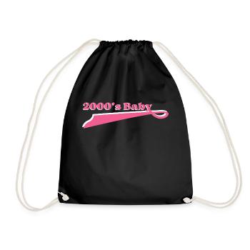 Year 2000 baby - Drawstring Bag - black - Front