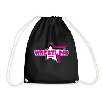 Wrestling Star inside - Turnbeutel - Schwarz - Vorne
