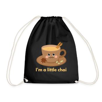 Je suis un peu chai - Sac de sport léger - noir - Devant