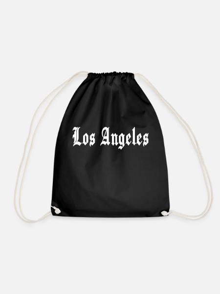 los angeles - Turnbeutel - Schwarz