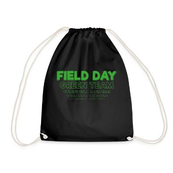 Journée sur le terrain - Équipe verte - Sac de sport léger - noir - Devant