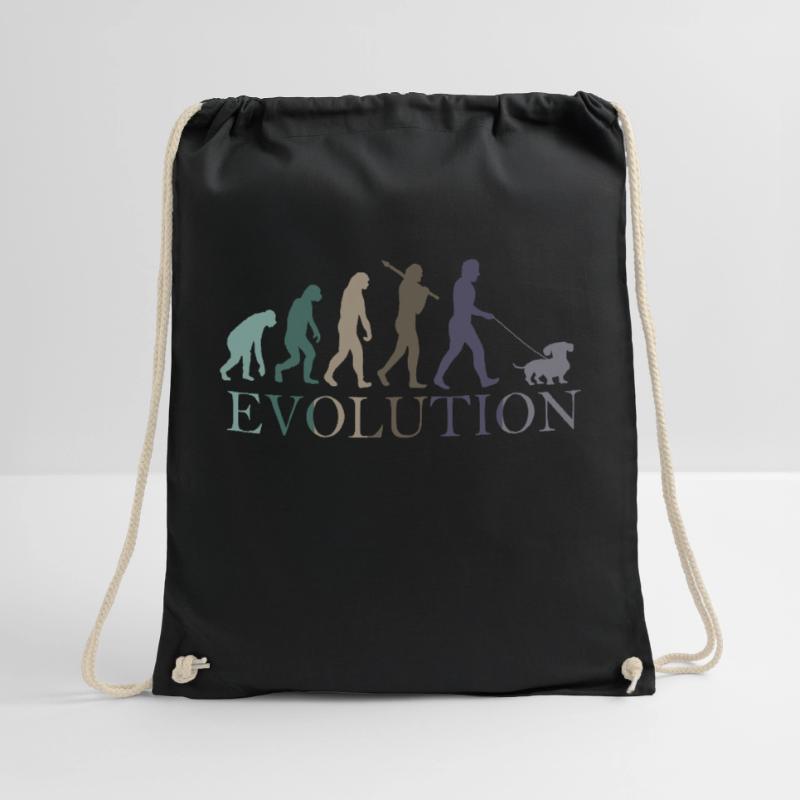EVOLUTION DES RETRO-DACKELS Turnbeutel