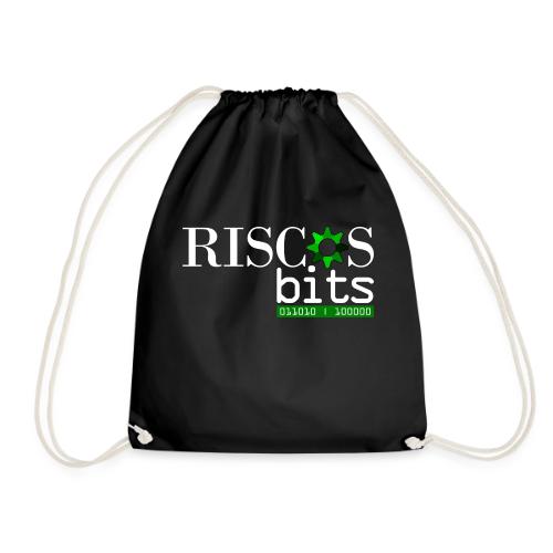 Logo Squat White - Drawstring Bag