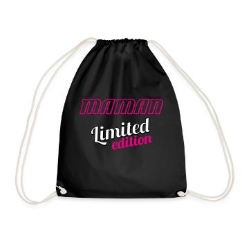 MAMAN LIMITED EDITION - Drawstring Bag - black - Front