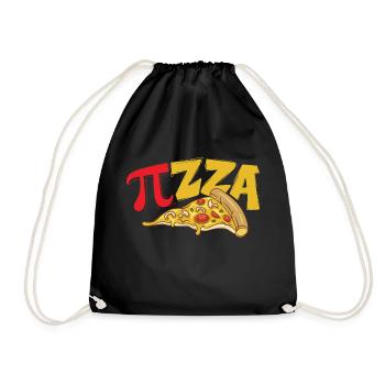 Pi Symbol Pizza - Pi Day Math Lover Science Gift - Sac de sport léger - noir - Devant