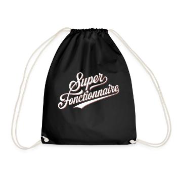 Super fonctionnaire - Sac de sport léger - noir - Devant