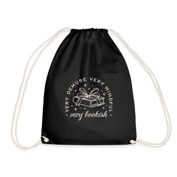 Lectrice humour very demure very mindful - Sac de sport léger - noir - Devant